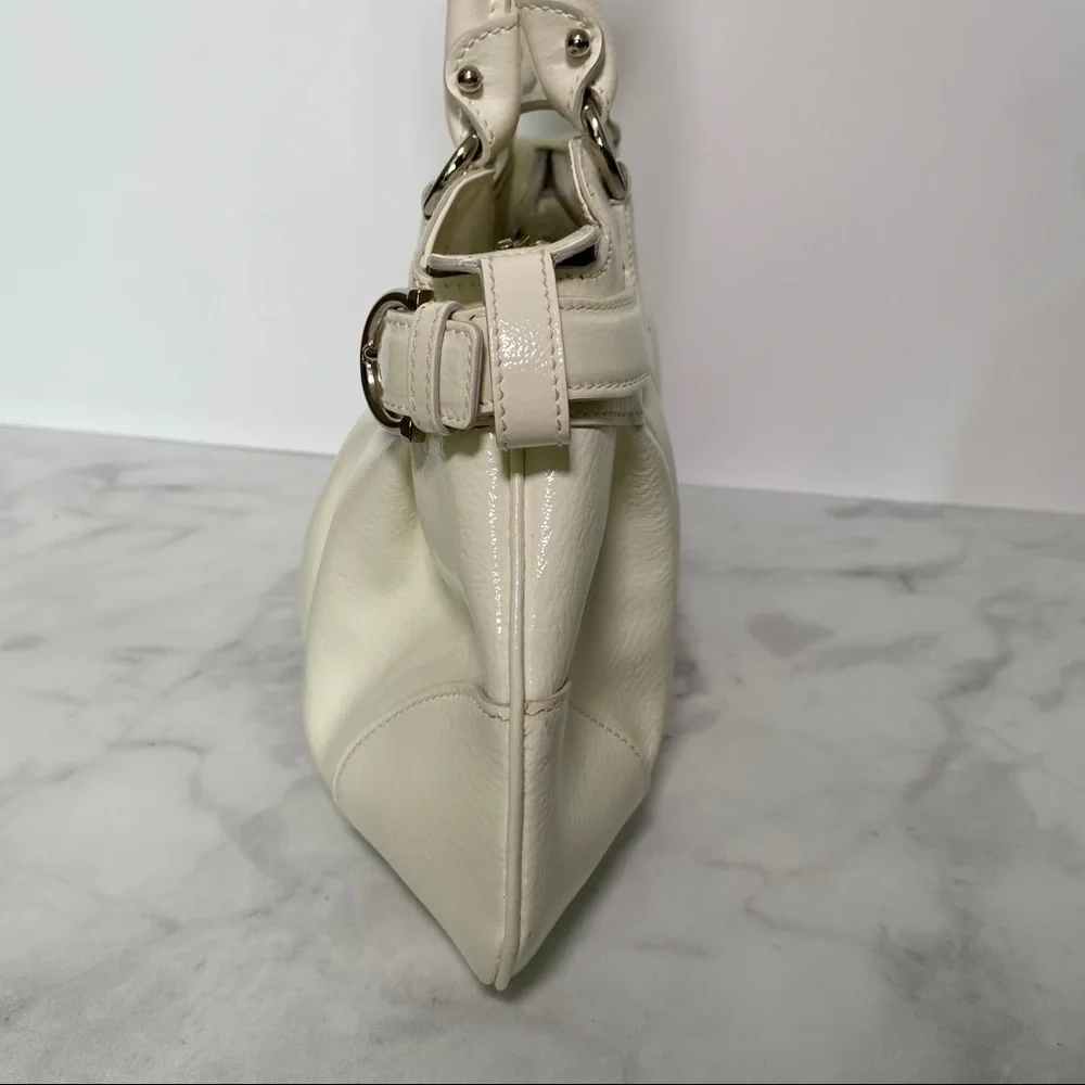 𝅺SALVATORE Ferragamo Marisa Patent Leather Handbag
